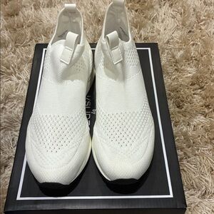 White knit Orion-Urban sport J/Slides